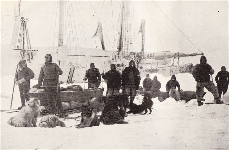 Picture Of Fridtjof Nansen And His Crew Begin Journey To The North Pole