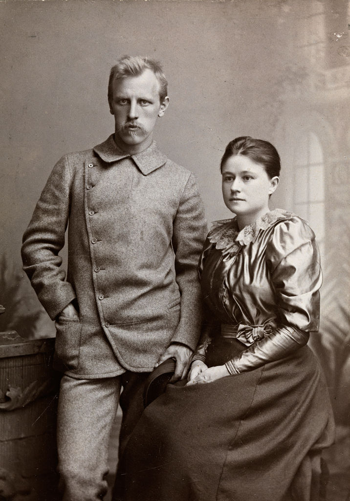 Picture Of Fridtjof Nansen And His Spouse Eva Nansen