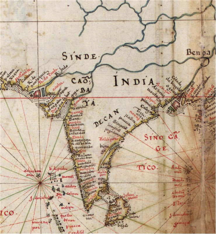 Picture Of Portuguese Map Of India