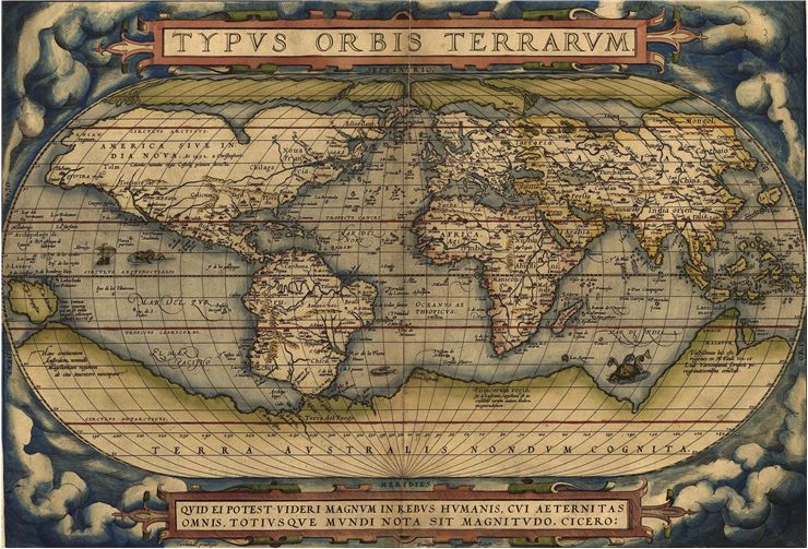 Picture Of World Map Typvs Orbis Terrarvm 1570